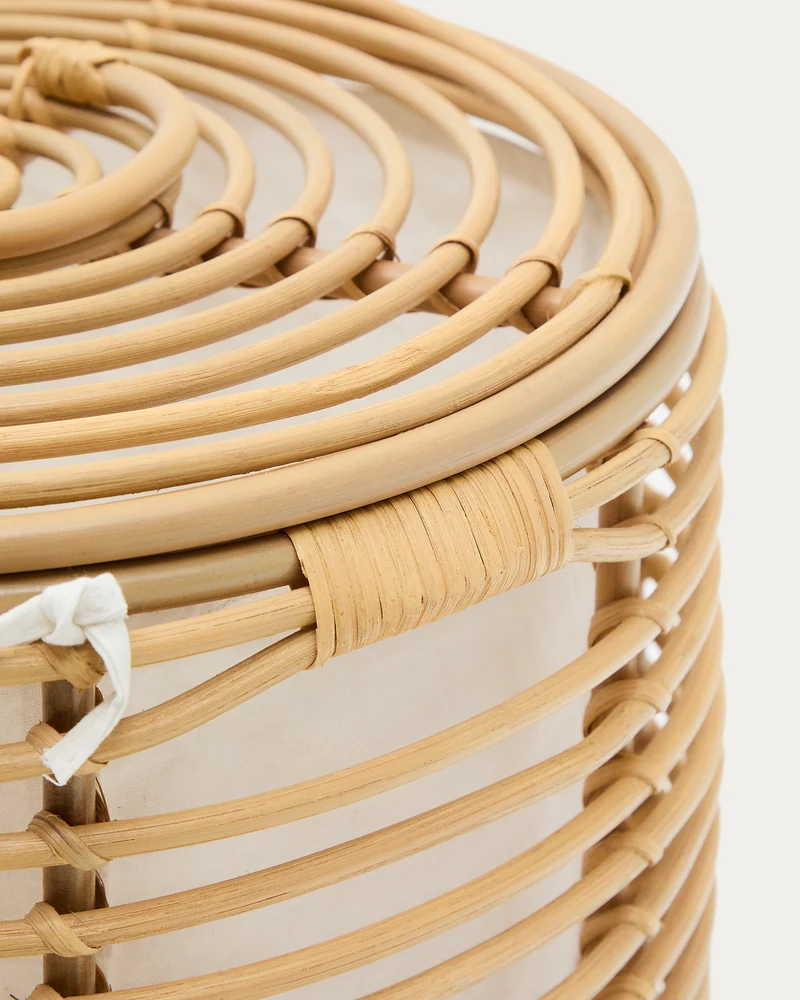 Liora rattan laundry basket 59cm