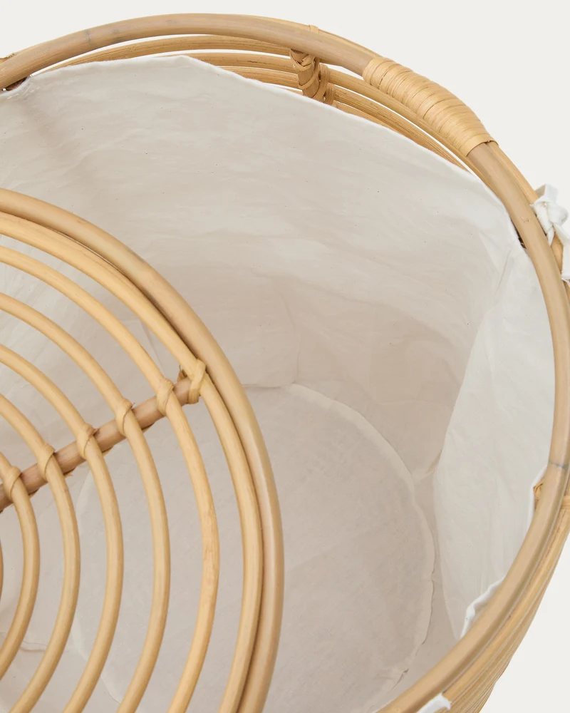 Liora rattan laundry basket 59cm