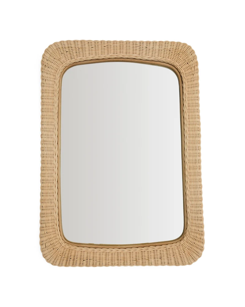 Zilna rattan mirror 58 x 79cm