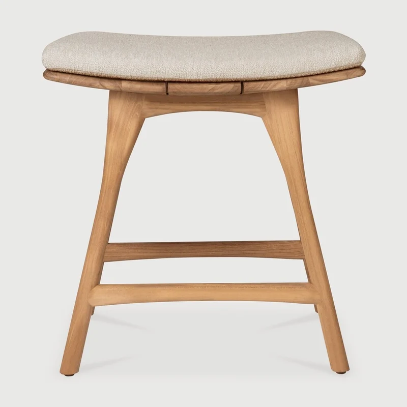 Osso Outdoor Stool With Cushion