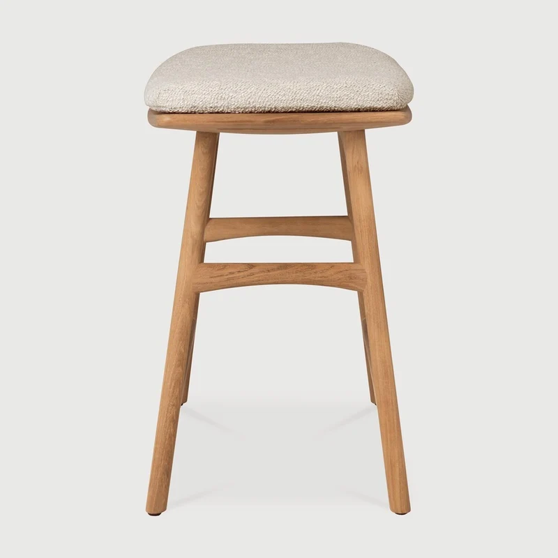 Osso Outdoor Stool With Cushion