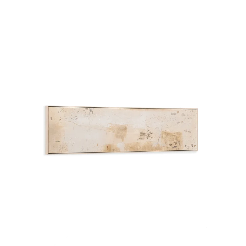 Silpa dark beige abstract picture, 182 x 47 cm