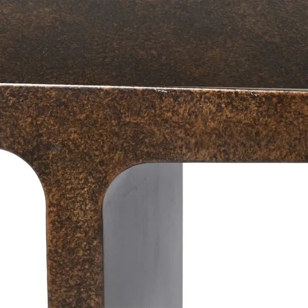 Brown Anvil Console Table