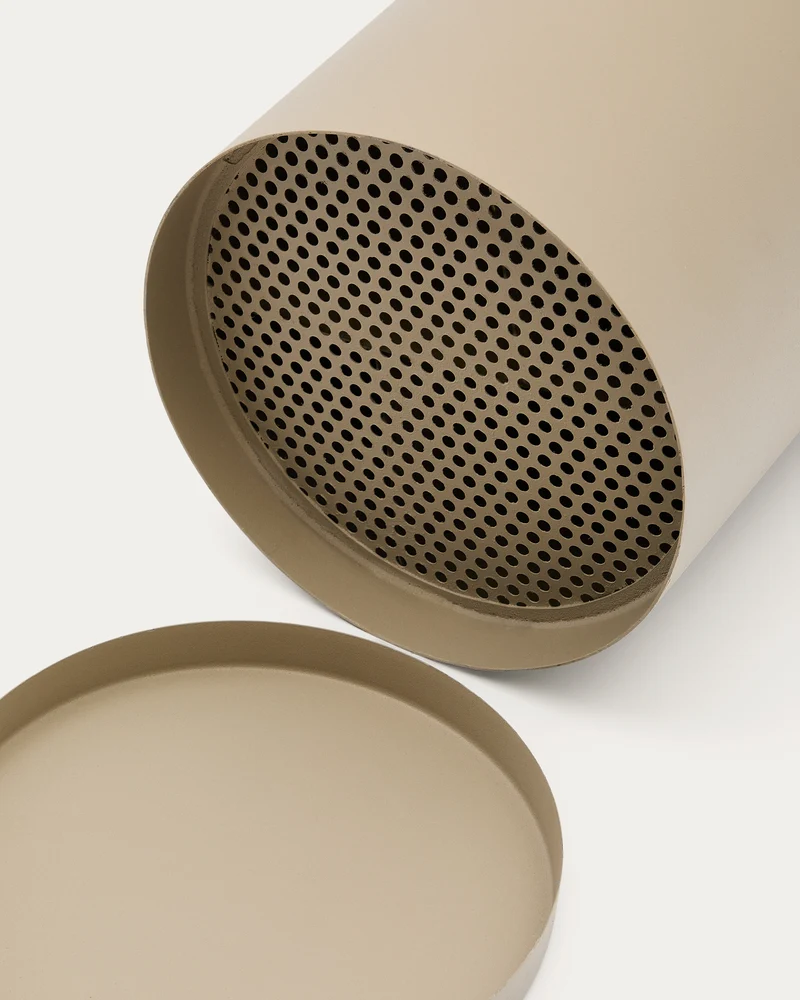 Atin beige metal small umbrella stand