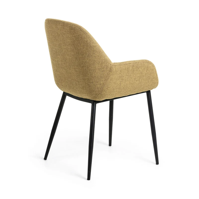 Konna Chair mustard & Black leg