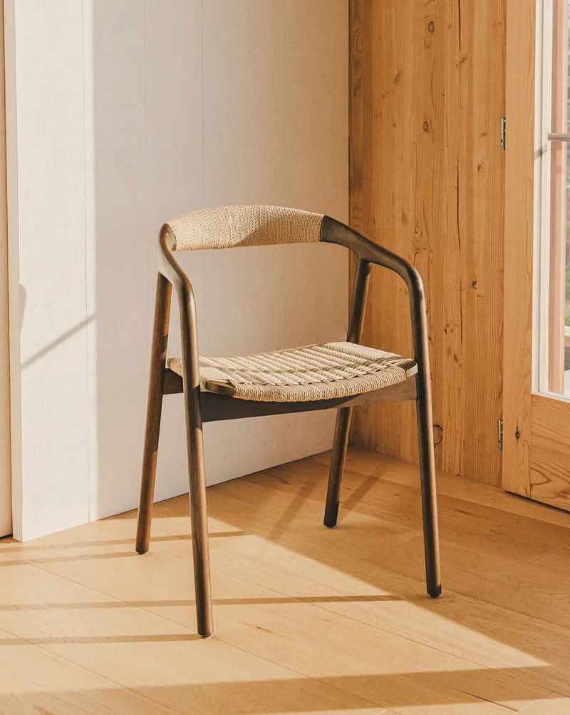 Derile Chair Walnut Finish
