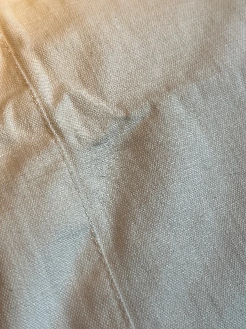 Alice Bed Valance, Clara Warm White - Super King