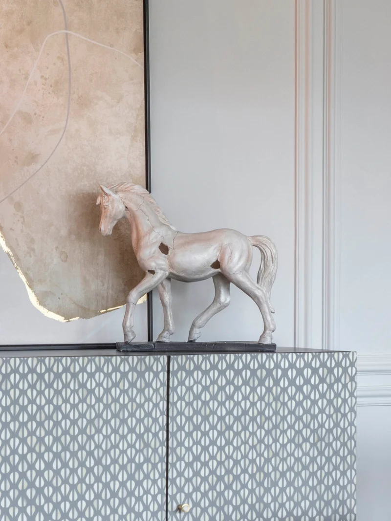 Horse Aged Sculpture