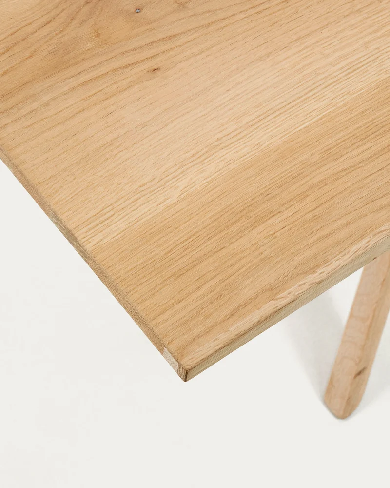 Armande oak veneer table with white wash finish 200 x 100 cm