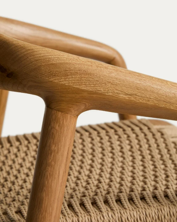 Derile Stool Oak Finish