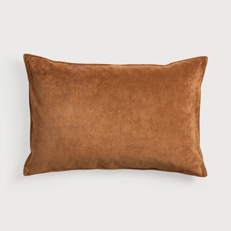Velvet Cushion Cinnamon