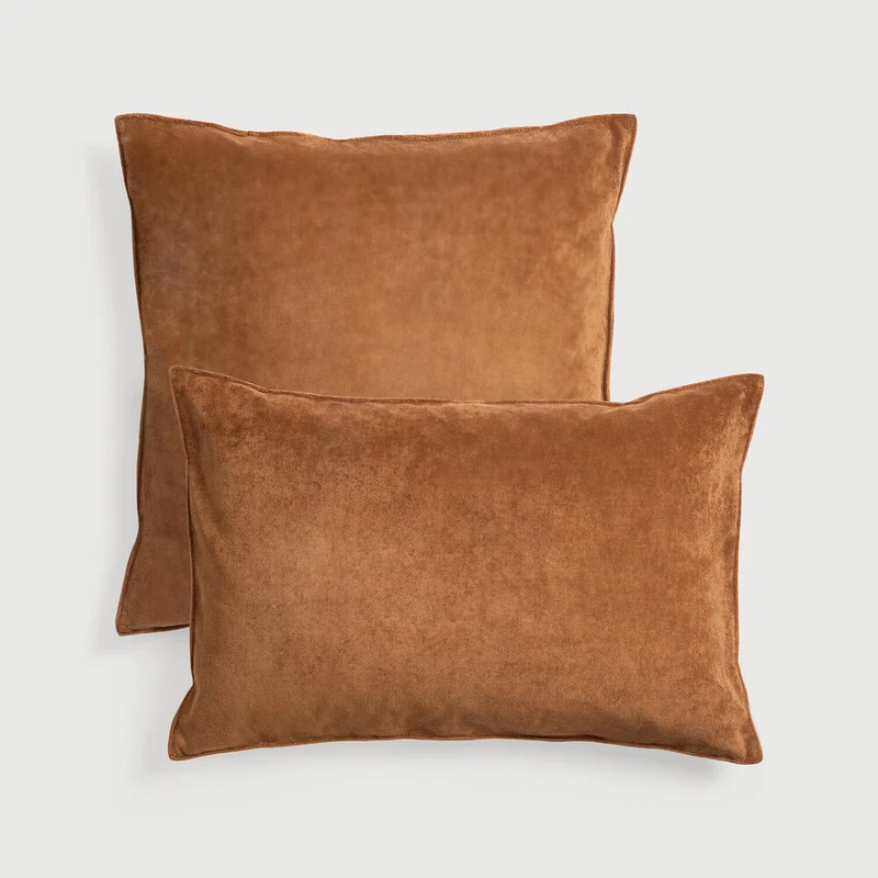 Velvet Cushion Cinnamon