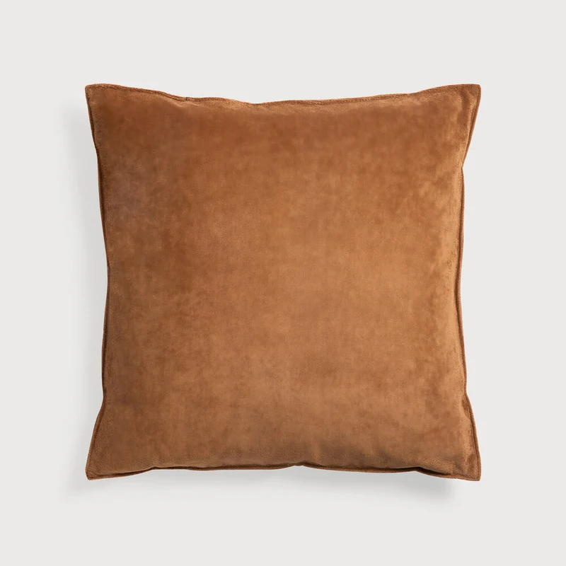 Velvet Cushion Cinnamon