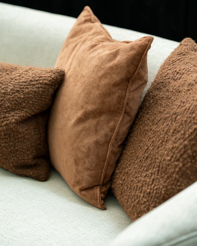 Velvet Cushion Cinnamon