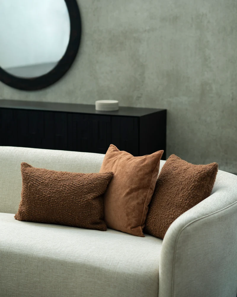 Velvet Cushion Cinnamon