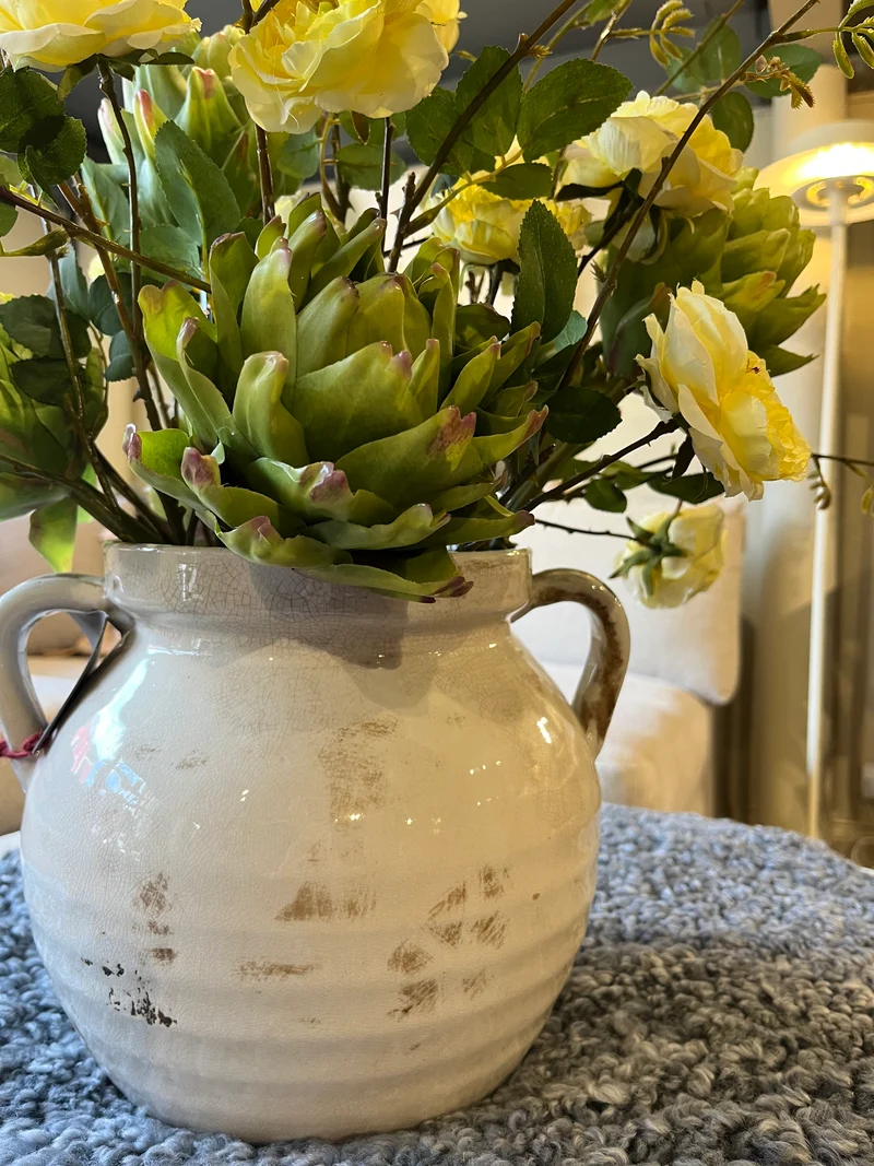 Neptune Artichoke and Rose bouquet