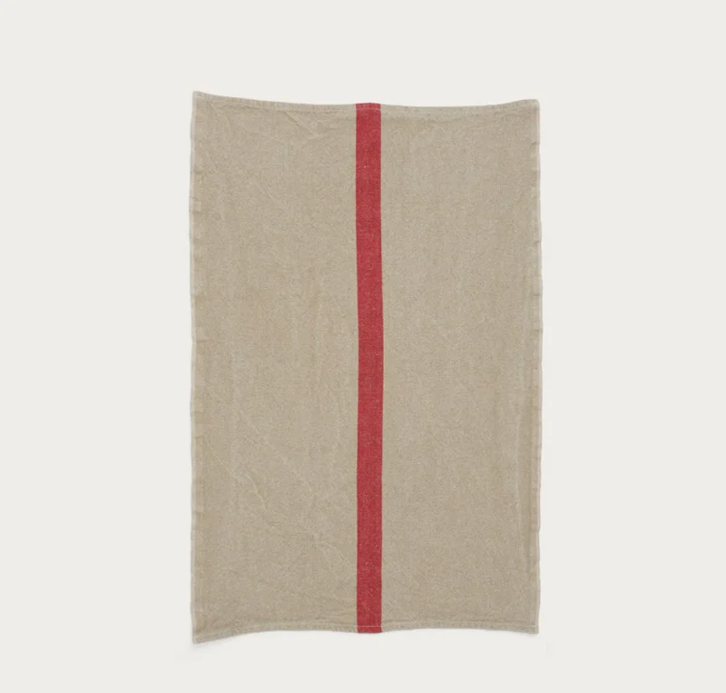 Quinn Linen Stripe Tea Towel