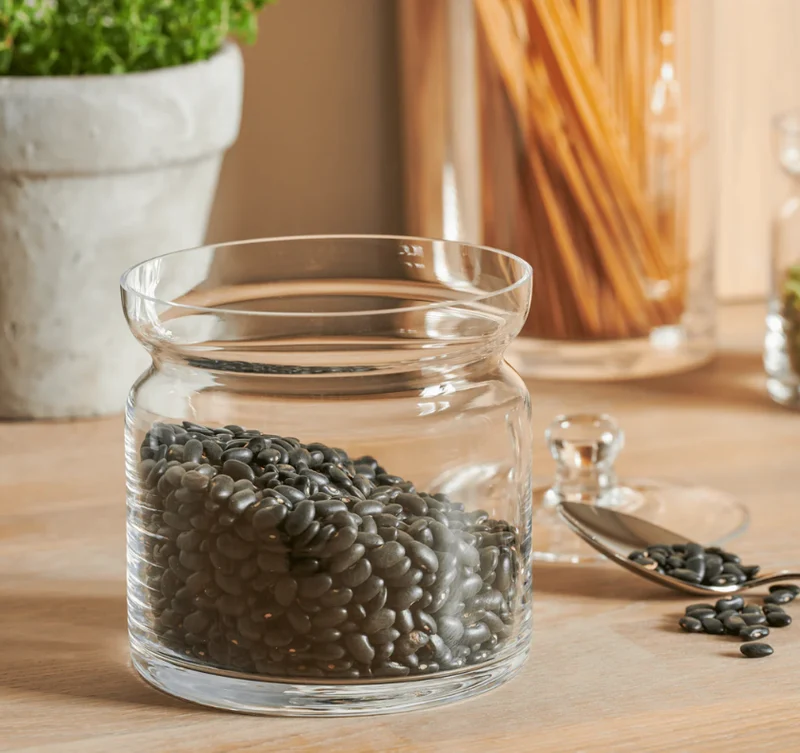 Wingfield Glass Storage Jar with Lid