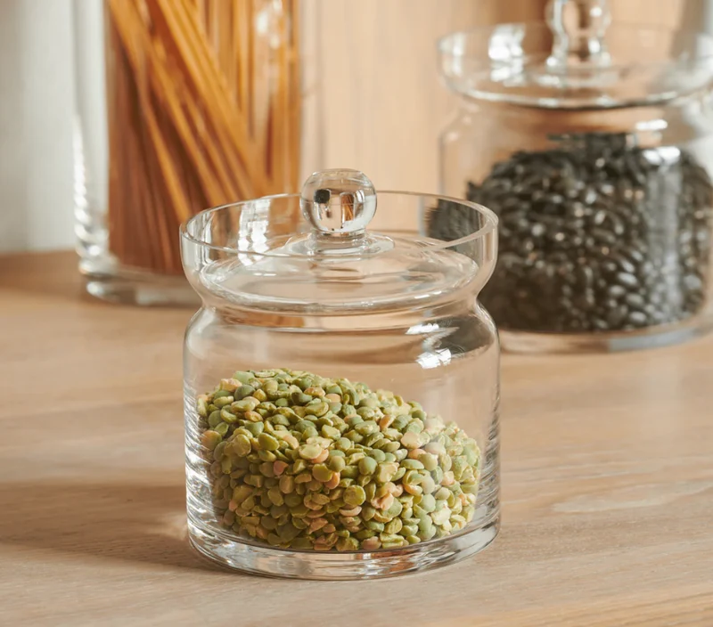 Wingfield Glass Storage Jar with Lid