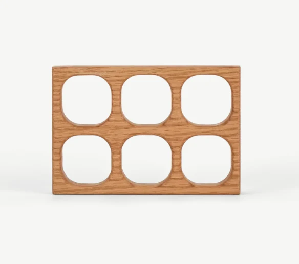 Orford Wooden Egg Holder, 6