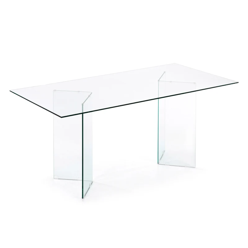 Burano glass table 180 x 90 cm