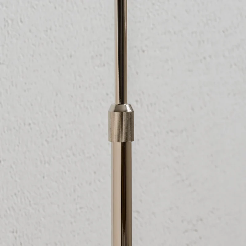 Brompton Reading Floor Lamp, Nickel