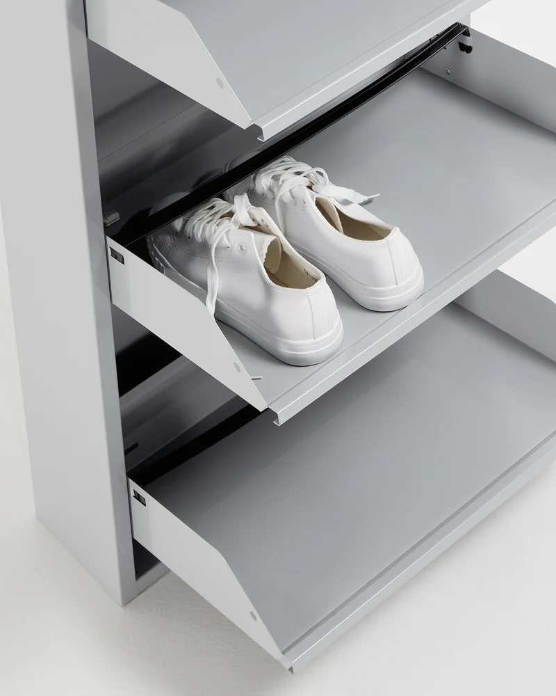 Shoe rack Ode 50 x 168,5 cm 5 doors grey