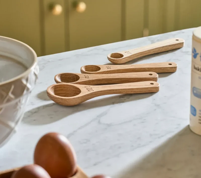 Orford Wooden Measuring Spoons, Set of 4