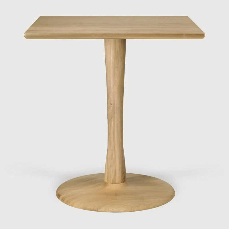 Torsion Square Dining Table - Oak