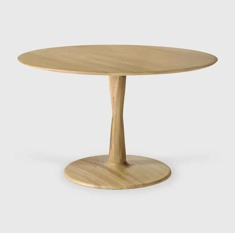 Torsion Round Dining Table - Oak