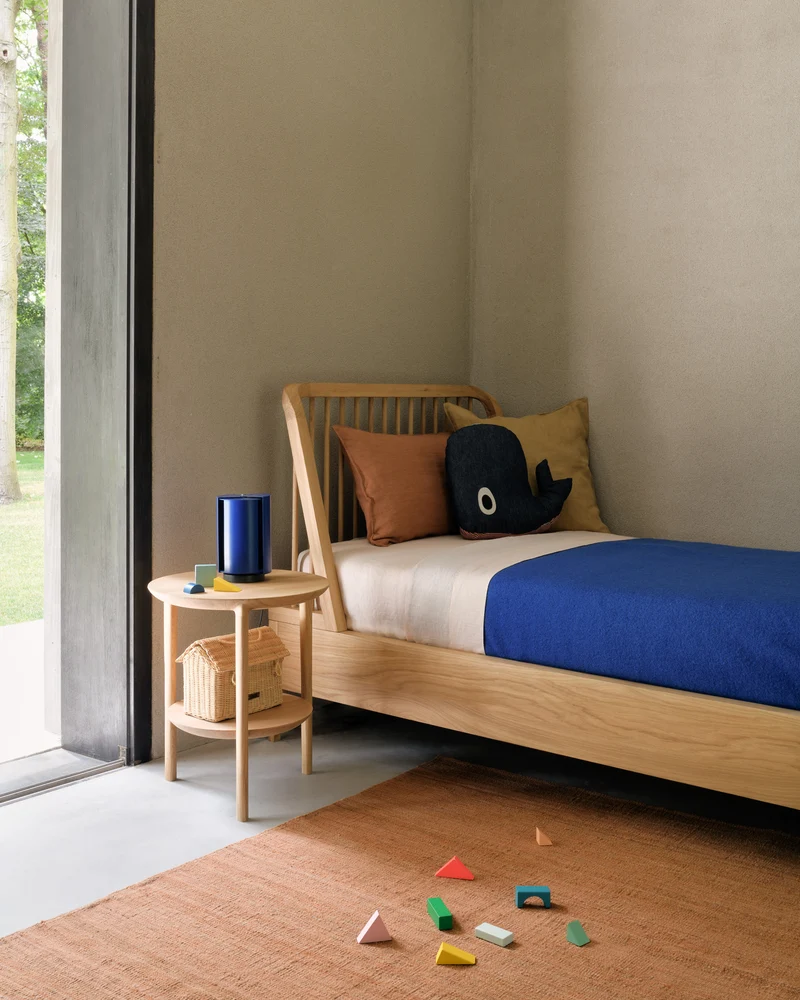 Spindle Bed Single - Oak