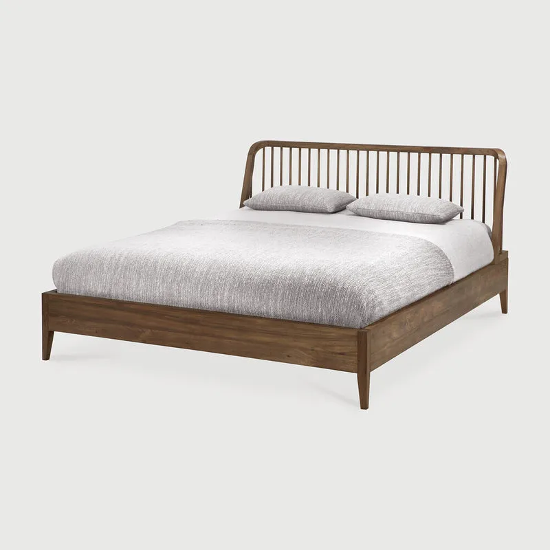 Spindle Bed King - Reclaimed Teak