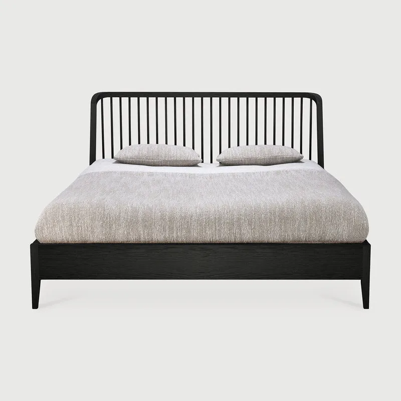 Spindle Bed King - Oak Black