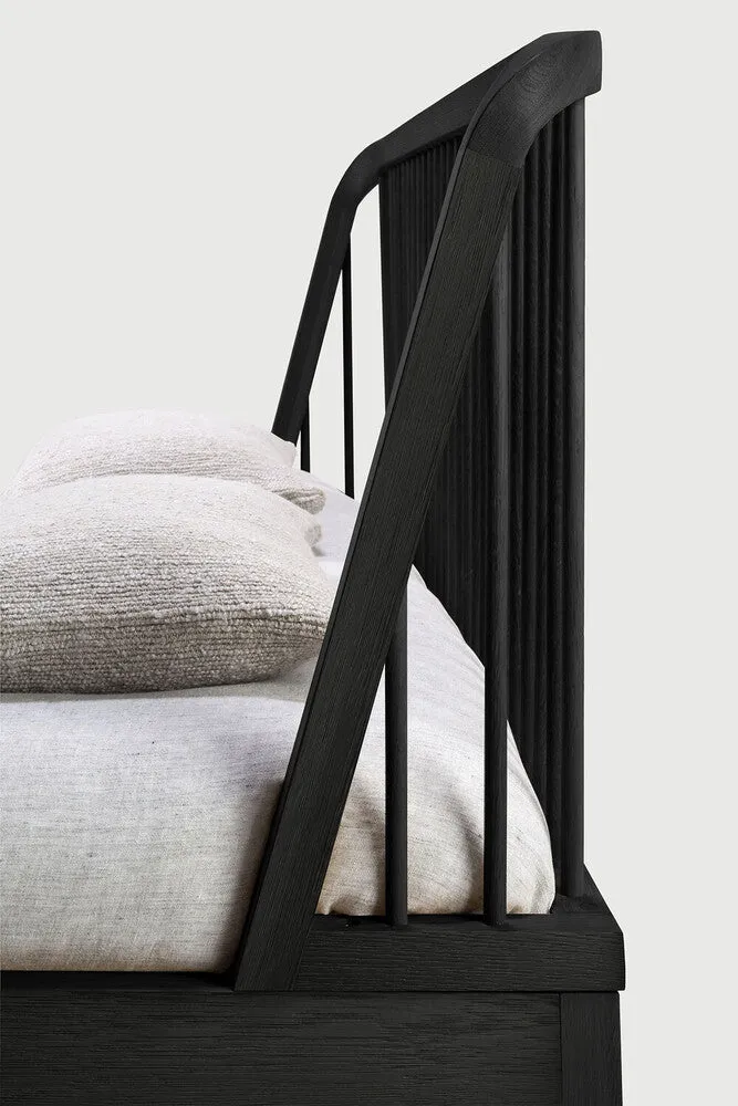 Spindle Bed King - Oak Black