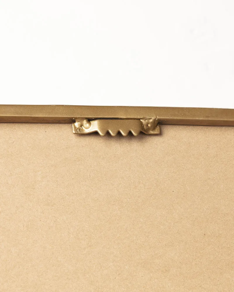 Marco gold metal wall mirror 30 x 100 cm