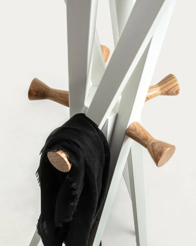 Chelsey white coat rack 170 cm