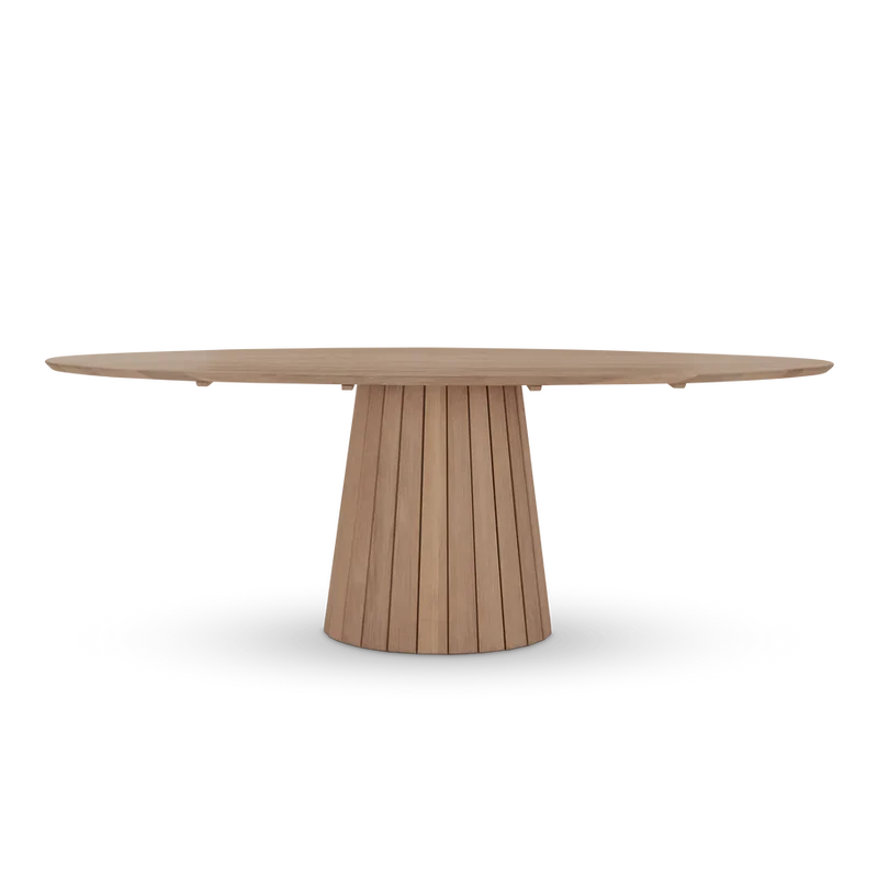 Stratford Elliptical Oak Dining Table