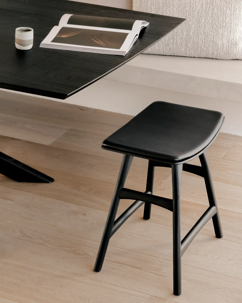 Osso Stool - Oak Black