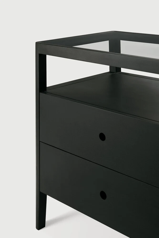 Spindle Dresser Oak Black