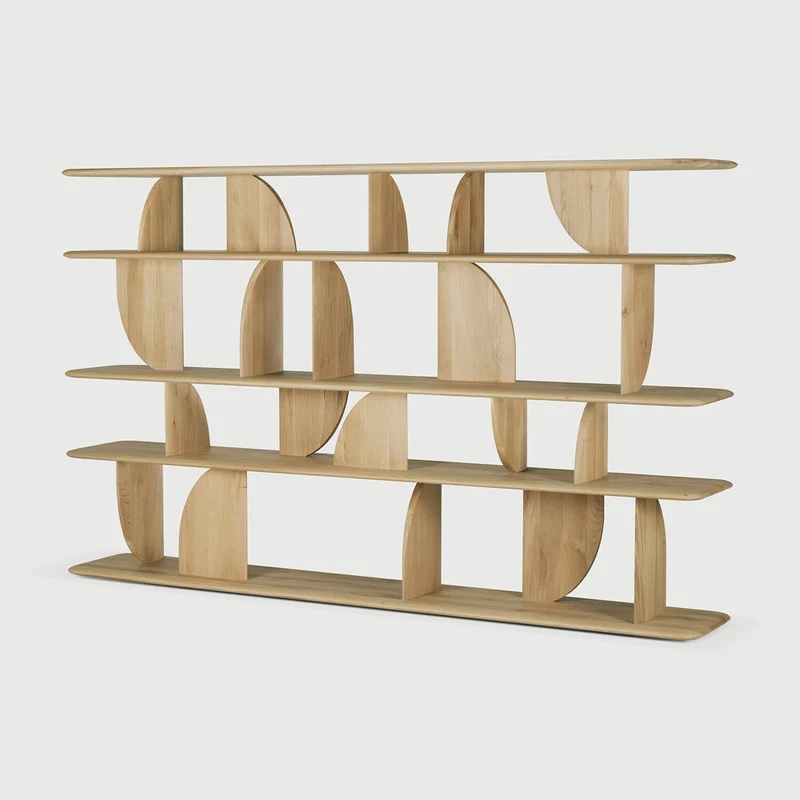 Geometric Rack Oak