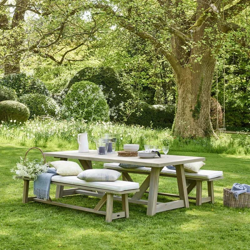 Stanway Table & Bench Set