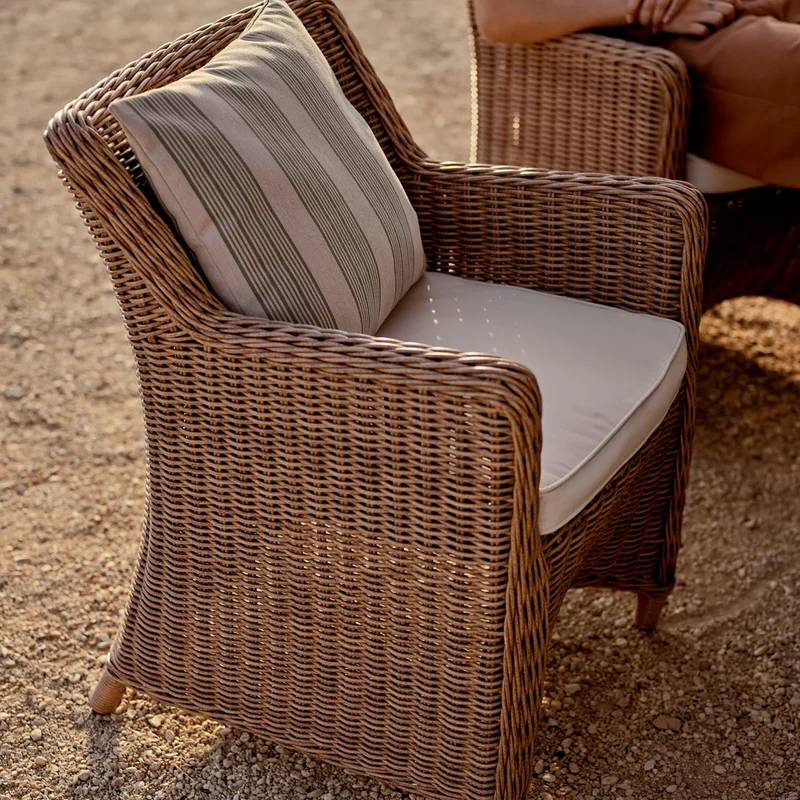 Stanway Carver Chair with Cushion Honey