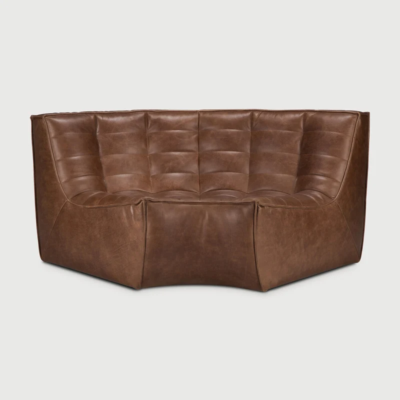 N701 Round Corner - Chestnut Leather