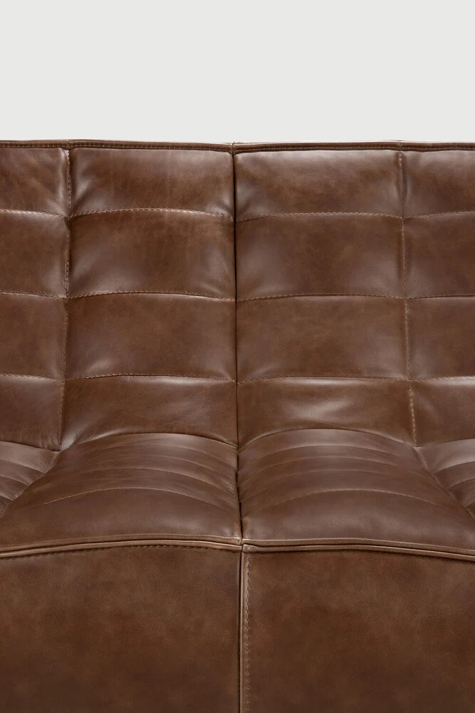 N701 3 Seater - Chestnut Leather