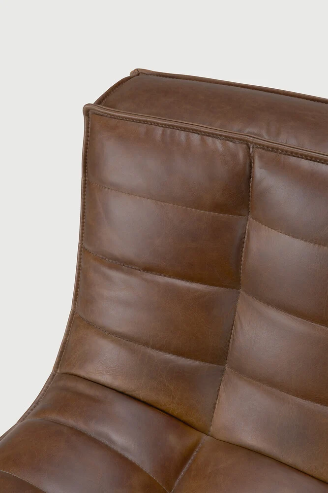 N701 3 Seater - Chestnut Leather
