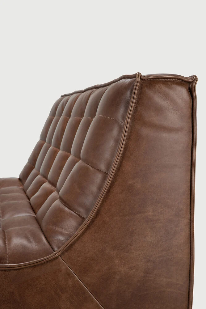 N701 2 Seater - Chestnut Leather