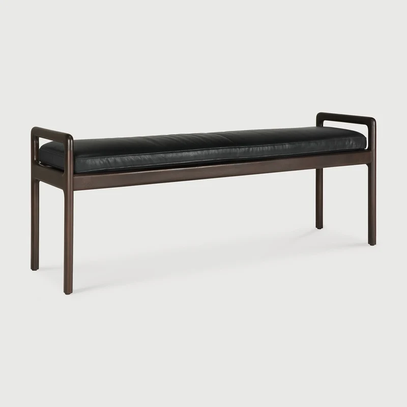 Jack Bench - Black Leather