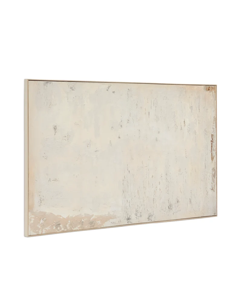 Silpa abstract painting in light beige 200 x 120 cm
