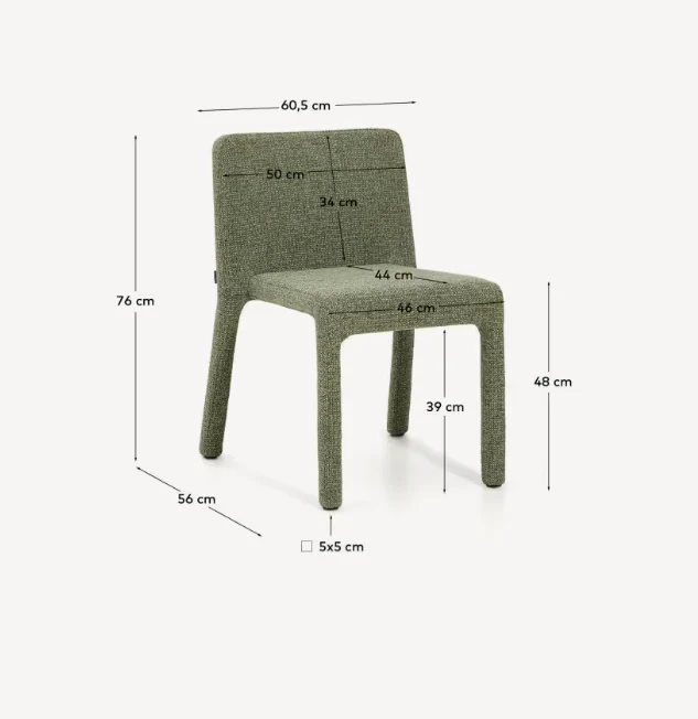 Loria Stackable Chair Green