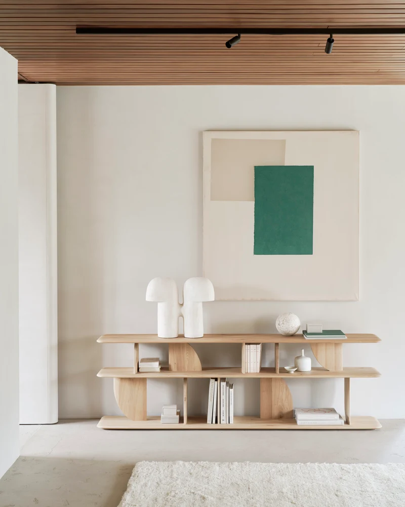 Geometric Sofa Table